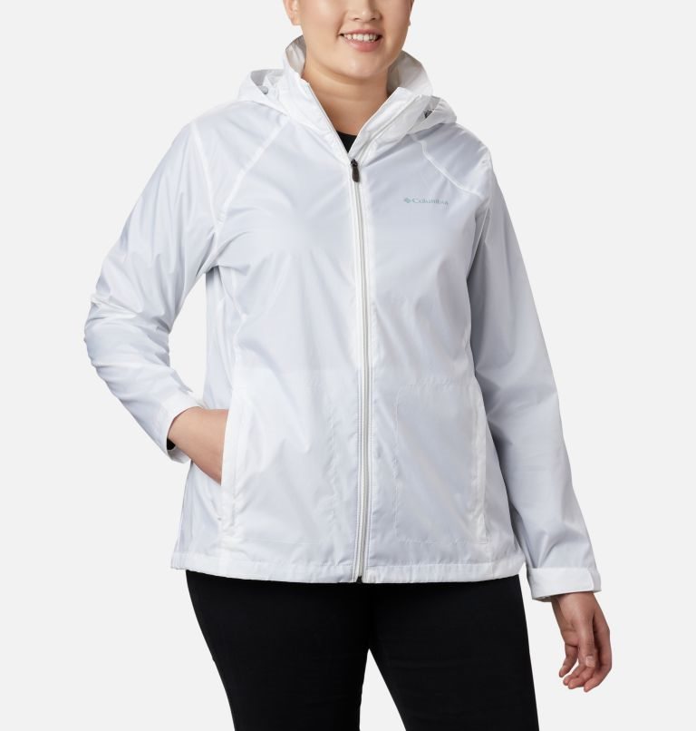 Jacheta Columbia Switchback III Dama Albi | Plus Size XGQ7AM8S9